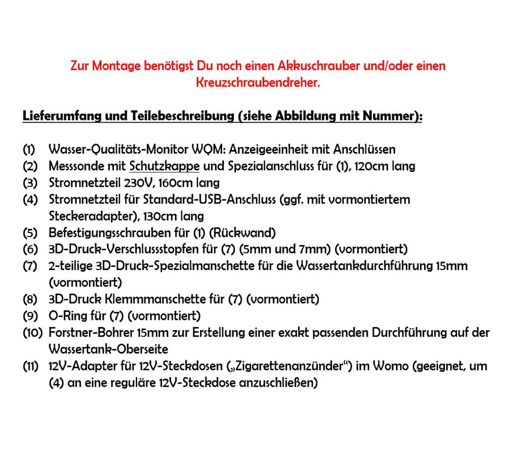 Watermanager WQM - geprüfte Frischwasser-Qualität fürs Campen!