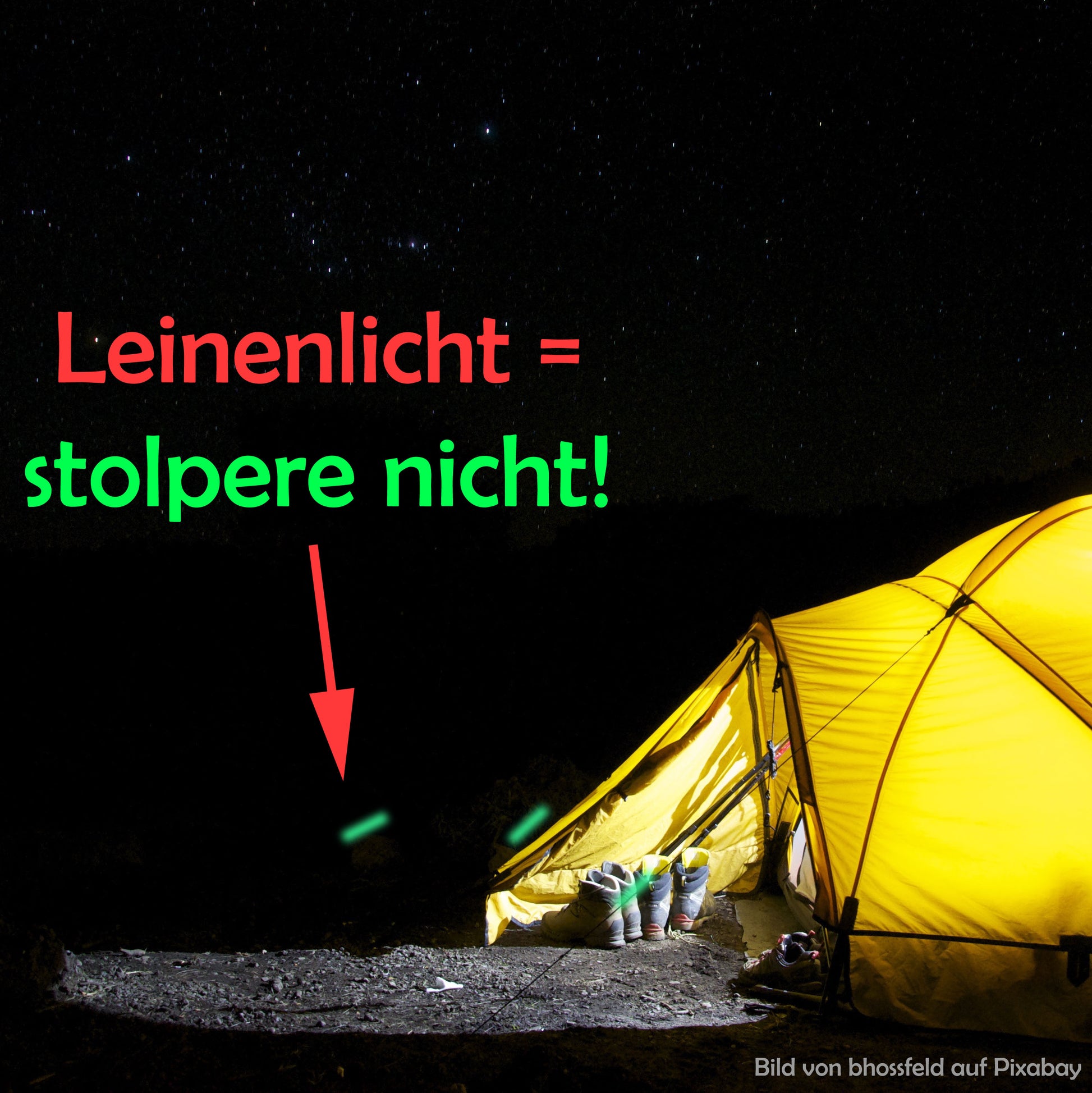 licht im zelt Leinenlicht – INNOVANTIONS. Neue Ideen. Besser campen