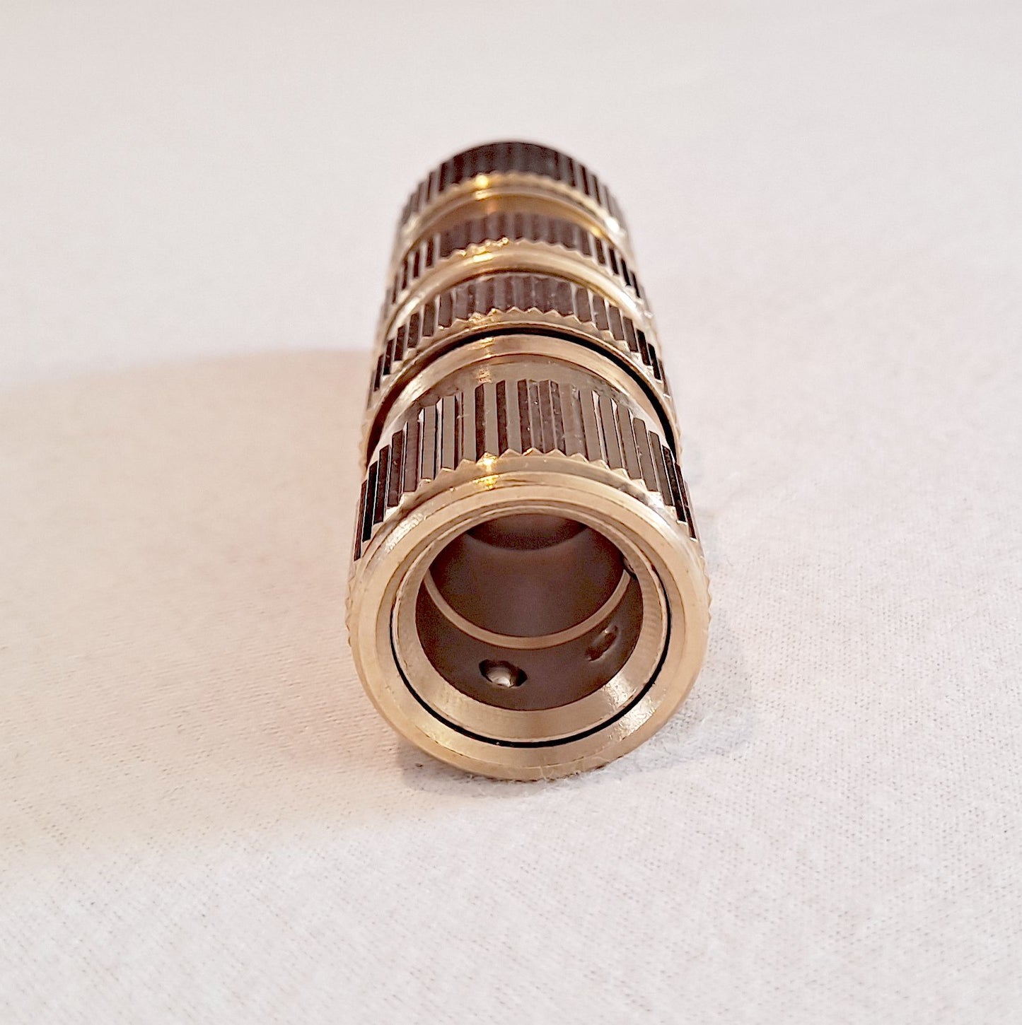 Schlauch-Doppelkupplung aus massivem Messing - Adapter / Schlauchverbinder für den Watermanager